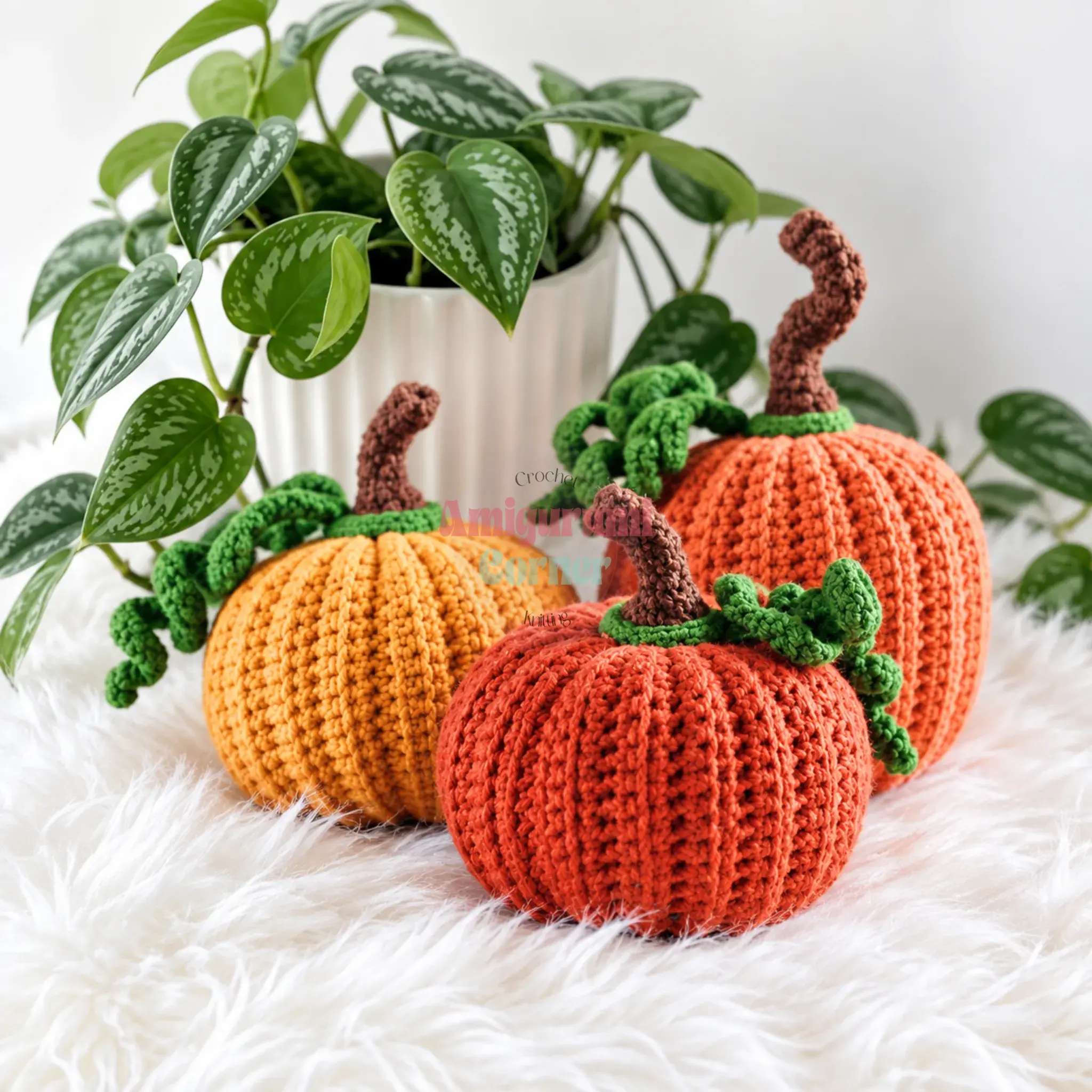 crochet pumpkin amigurumi crochet project crochet project detail 4