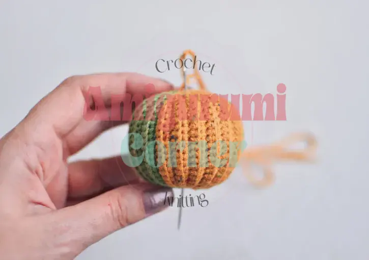 crochet pumpkin amigurumi crochet project crochet project detail 6