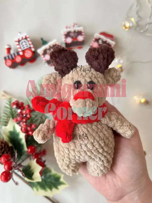 crochet reindeer pattern crochet project crochet project detail 4