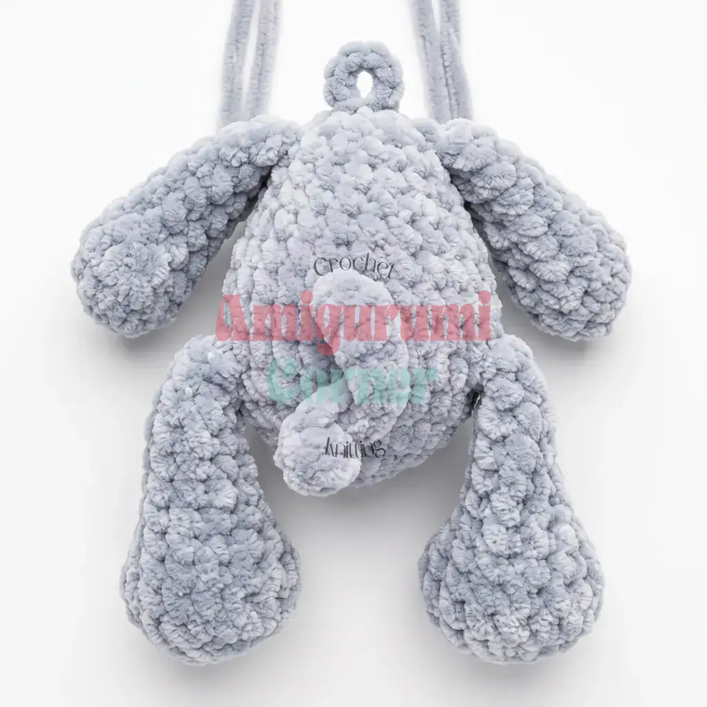 gray kitten amigurumi crochet project crochet project detail 3
