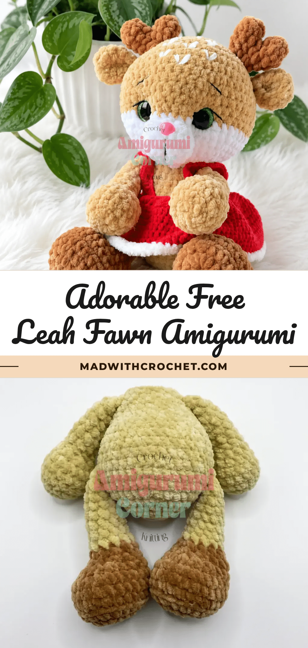 leah fawn amigurumi crochet pattern