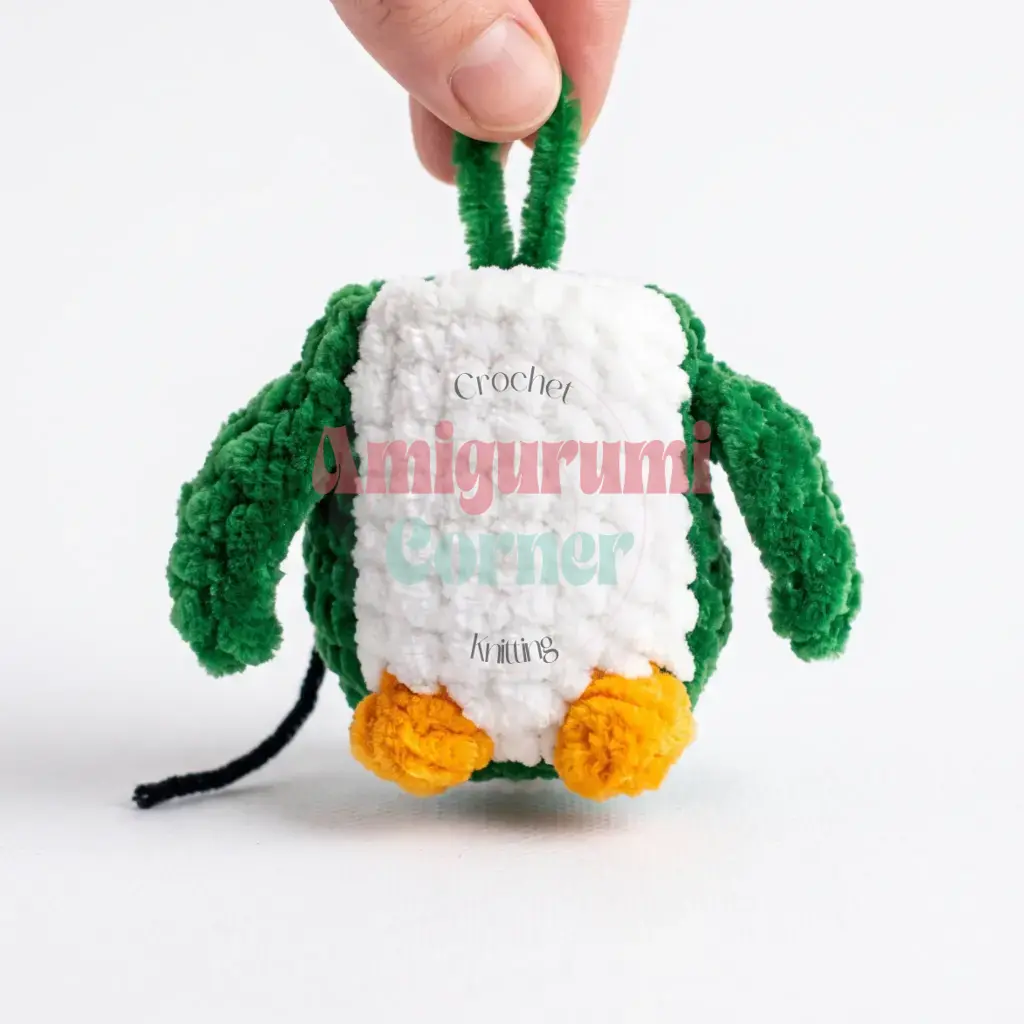 little chenille penguin amigurumi crochet project crochet project detail 1