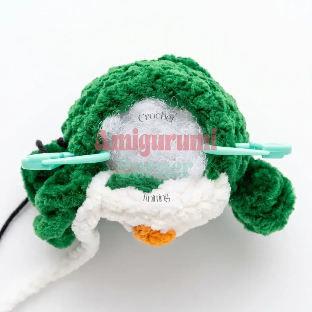 little chenille penguin amigurumi crochet project crochet project detail 12