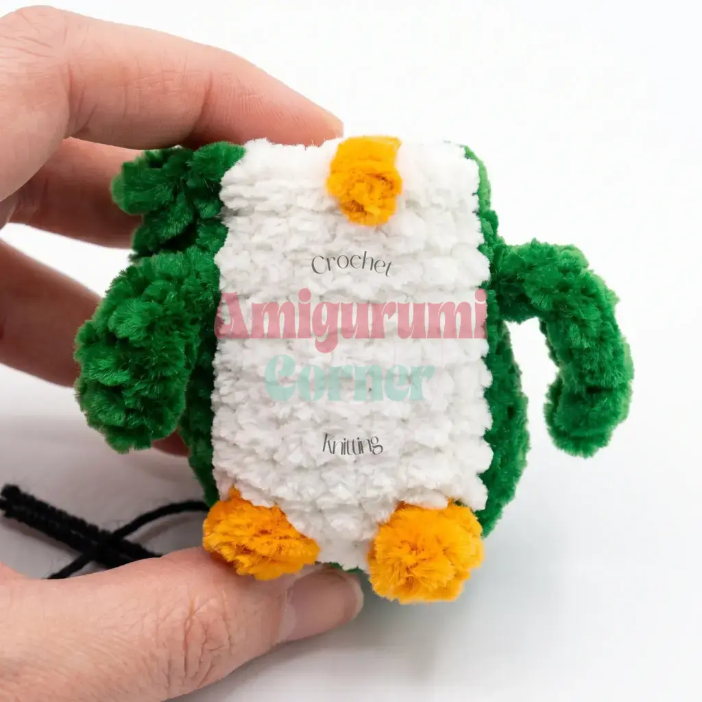 little chenille penguin amigurumi crochet project crochet project detail 2