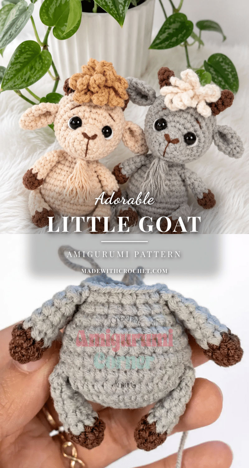 little goat amigurumi pattern crochet pattern