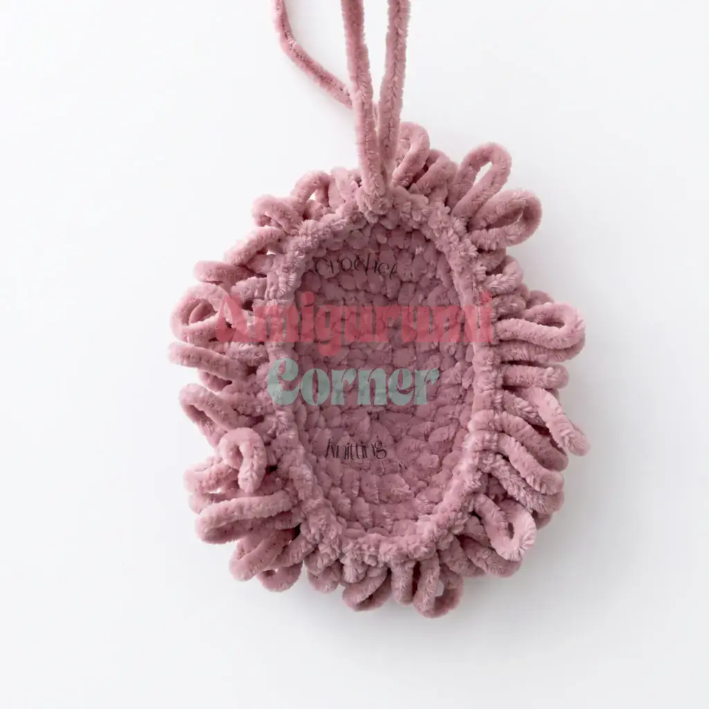 loop stitch hedgehog amigurumi crochet project crochet project detail 14