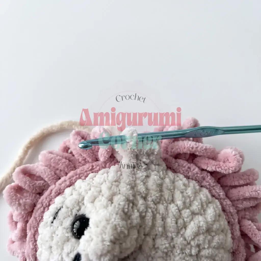loop stitch hedgehog amigurumi crochet project crochet project detail 16