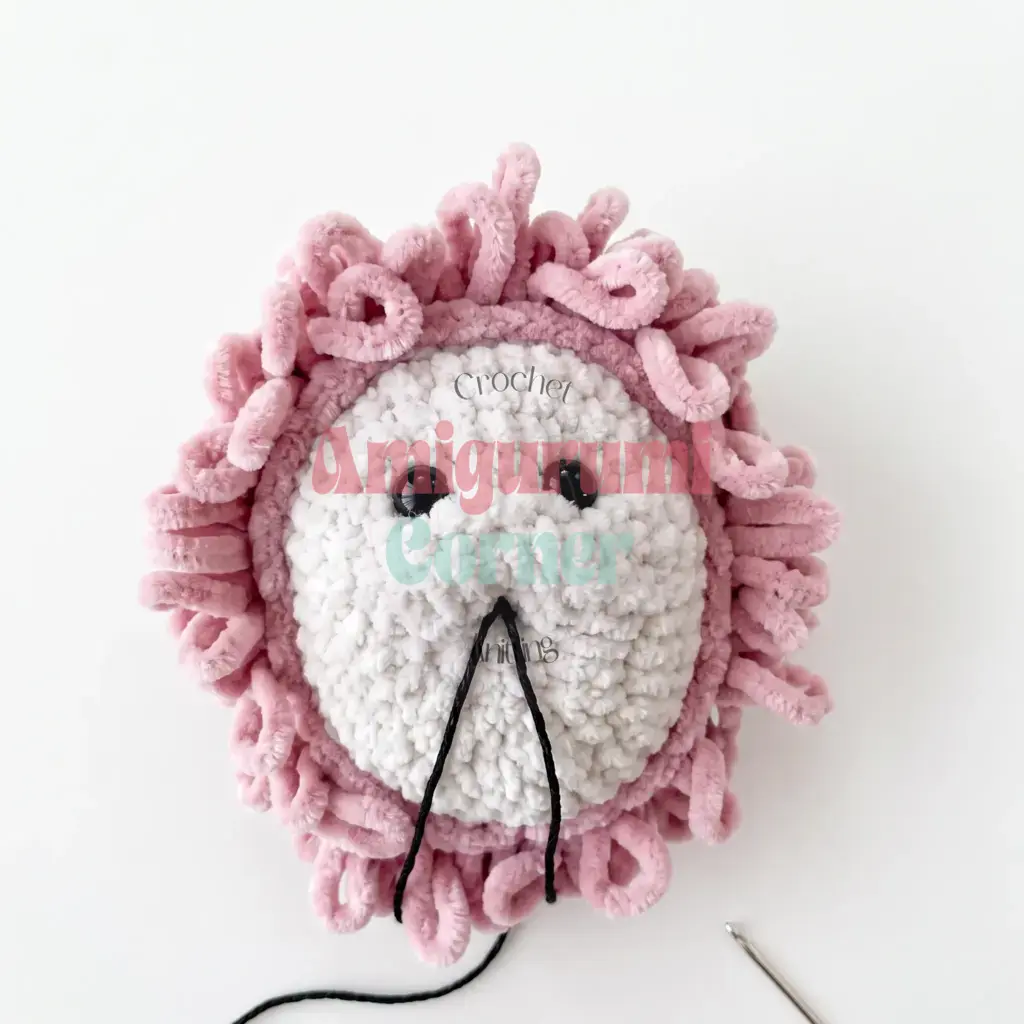 loop stitch hedgehog amigurumi crochet project crochet project detail 20