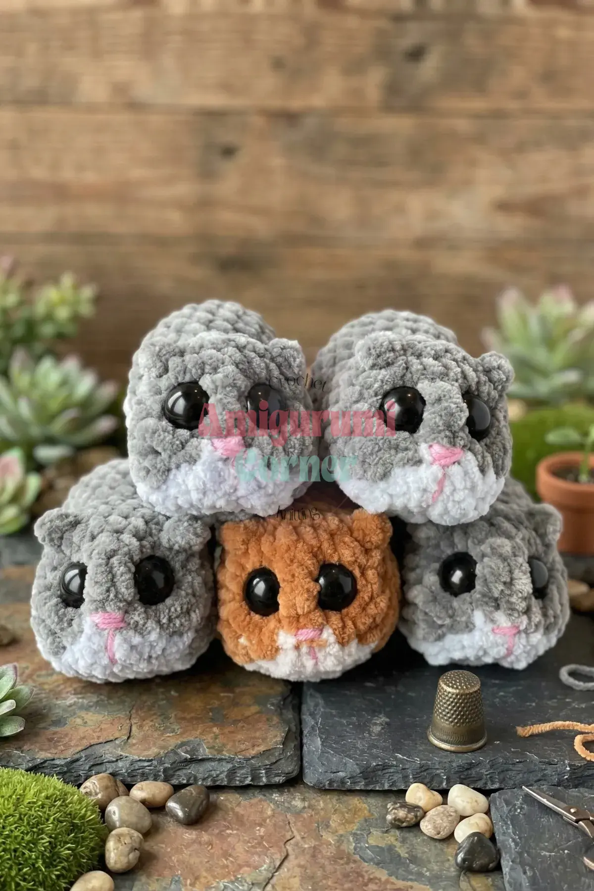 loop stitch hedgehog amigurumi crochet project crochet project detail 6