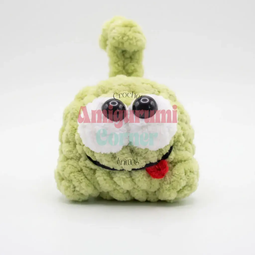 Om Nom crochet keychain crochet project crochet project detail 5