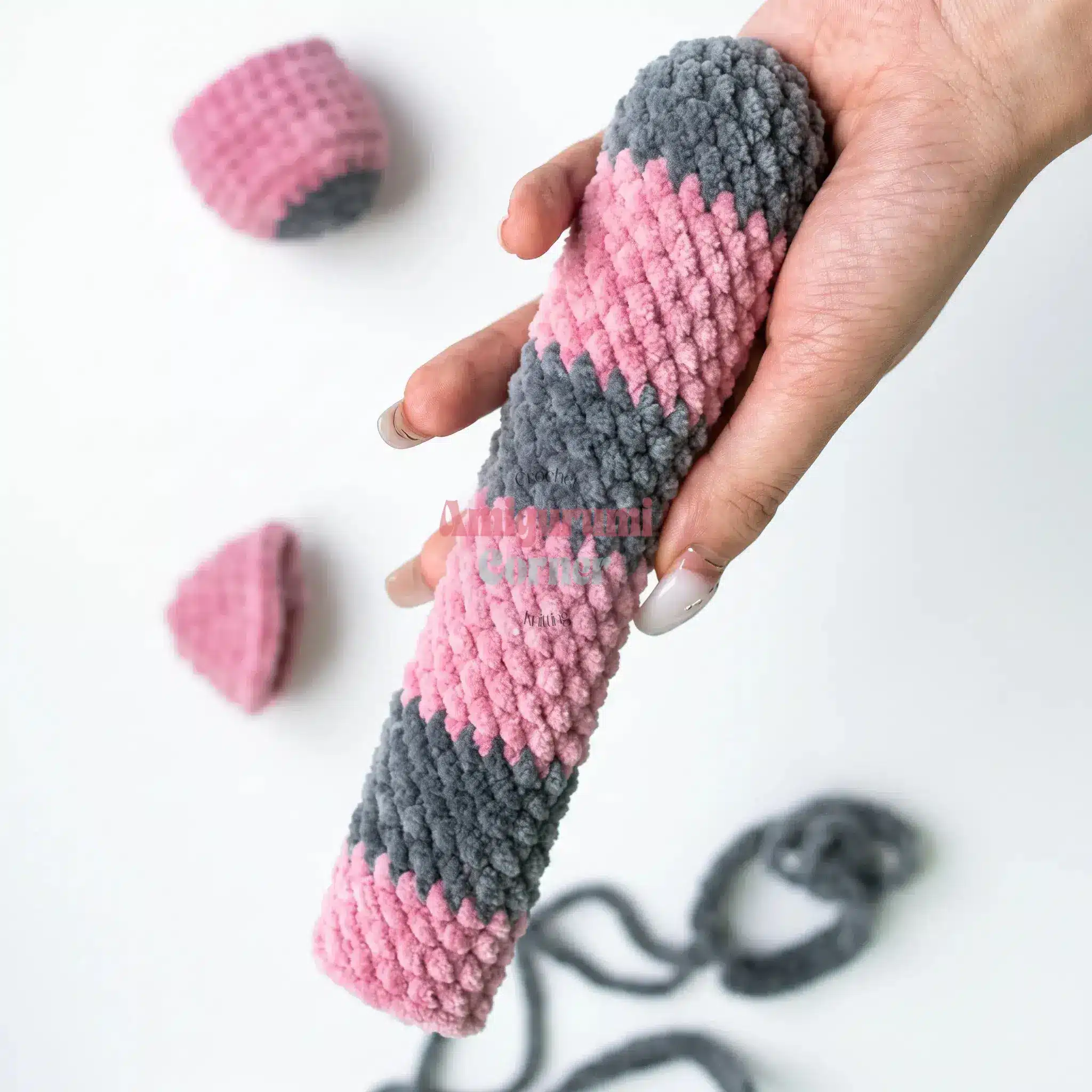 plushie kitty amigurumi pattern crochet project crochet project detail 11