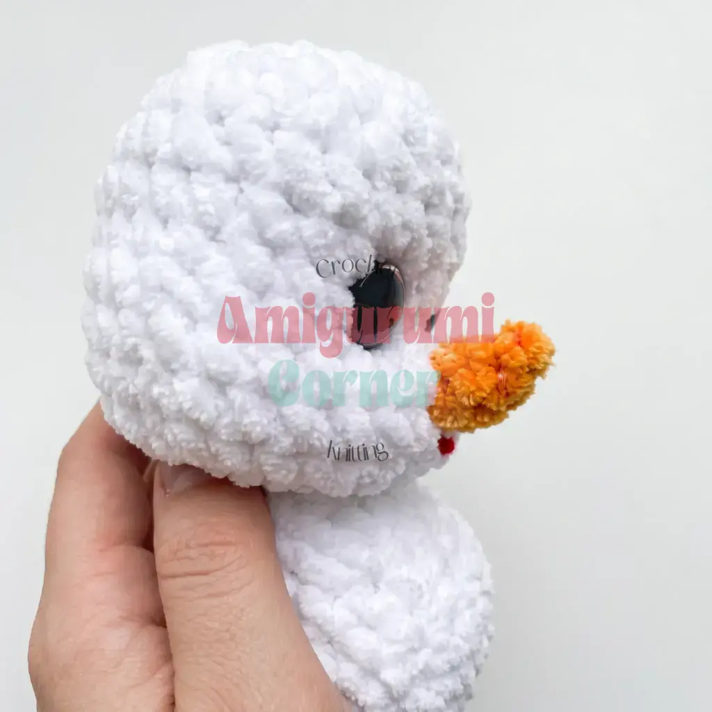 Ushanka Snowman Amigurumi crochet project crochet project detail 12