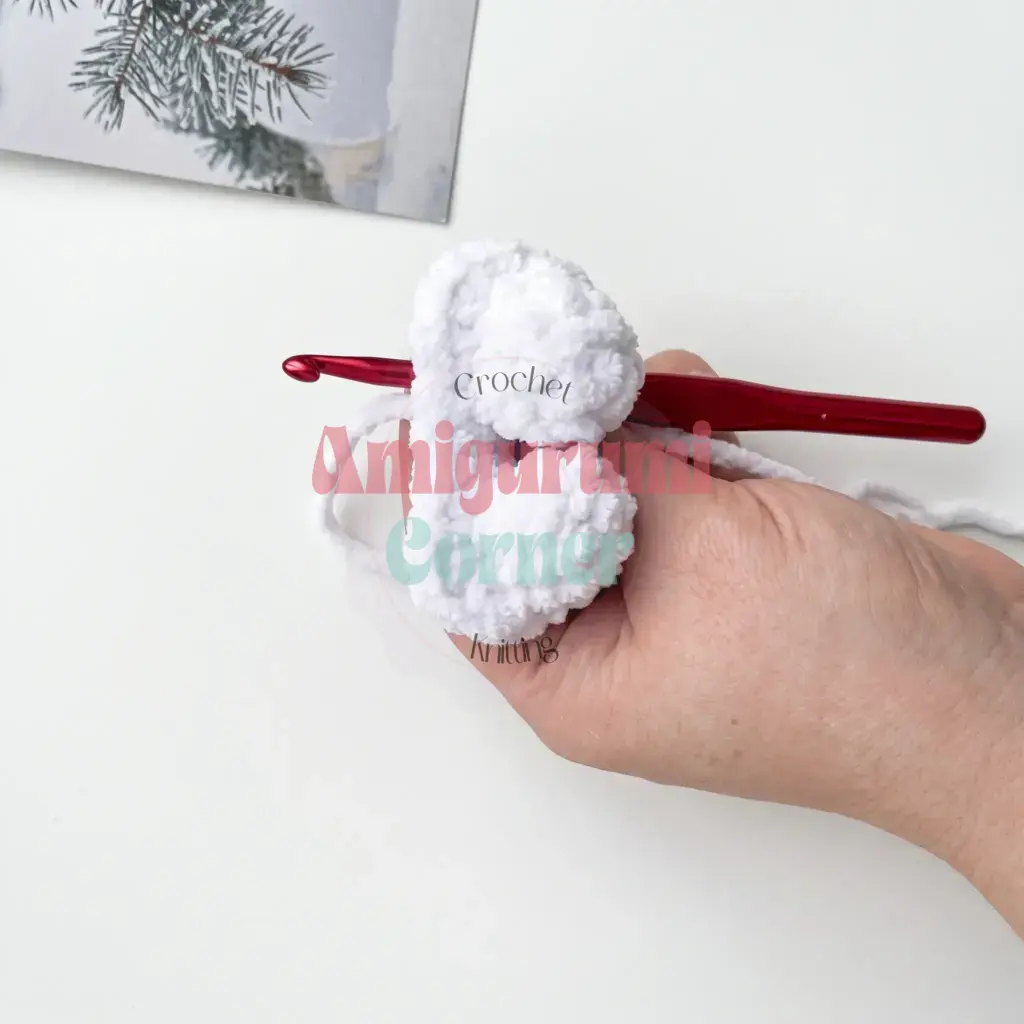 Ushanka Snowman Amigurumi crochet project crochet project detail 8