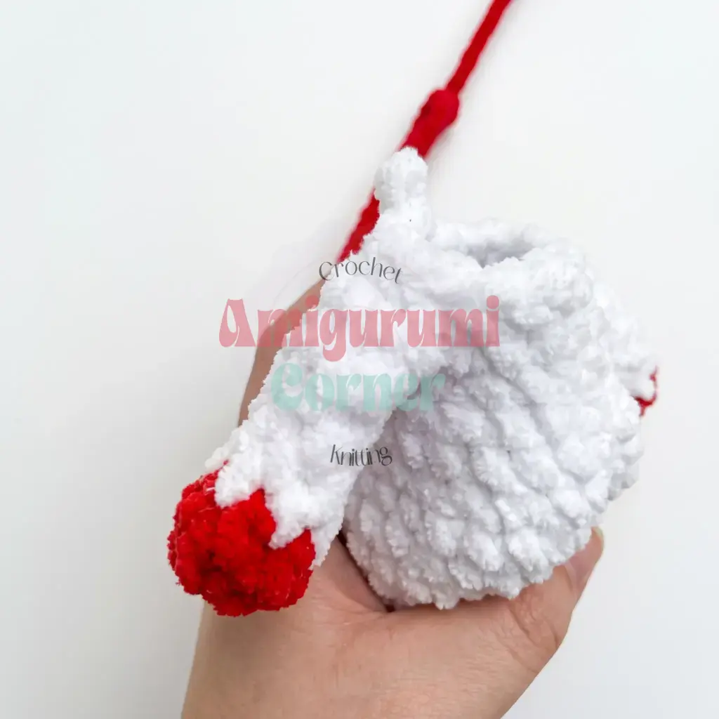 Ushanka Snowman Amigurumi crochet project crochet project detail 9